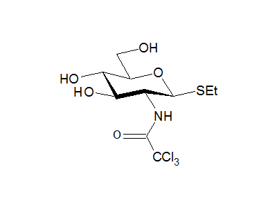 Ethyl 2-deoxy-1-thio-2-trichloroacetylamino-β-D-glucopyranoside