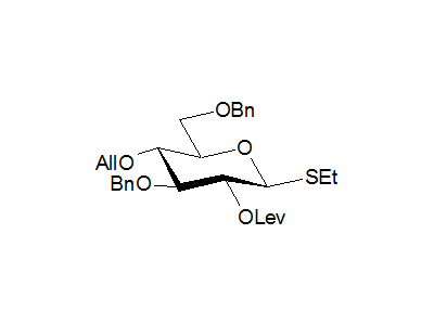 Ethyl 4-O-allyl-3,6-di-O-benzyl-2-O-levulinoyl-1-thio-β-D-glucopyranoside