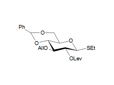 Ethyl 3-O-allyl-4,6-O-benzylidene-2-O-levulinoyl-1-thio-β-D-glucopyranoside