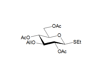 Ethyl 2,4,6-tri-O-acetyl-3-O-allyl-1-thio-β-D-glucopyranoside