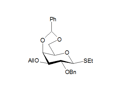 Ethyl 3-O-allyl-2-O-benzyl-4,6-O-benzylidene-1-thio-β-D-galactopyranoside
