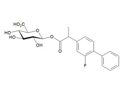 (R,S)-Flurbiprofen acyl-β-D-glucuronide