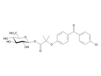 Fenofibric acid acyl-β-D-glucuronide