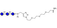 Cellotriose grafted on gel for affinity chromatography (Linker-GEL A)