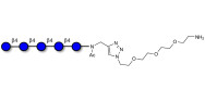 Cellopentaose with free terminal amine (Linker-NH2 B)