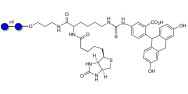 Isomaltose DP2 linked to biotin and fluorescein (Linker-BT-FLUO A)