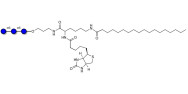 Isomaltotriose DP3 linked to biotin and stearic chain (Linker-BT-STEA A)