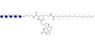 Isomaltopentaose DP5 linked to biotin and stearic chain (Linker-BT-STEA A)