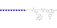 Isomaltodecaose DP10 linked to biotin and fluorescein (Linker-BT-FLUO A)