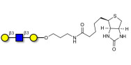 Core type 1 triose linked to biotin (Linker-BT B)