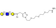 Core type 1 triose grafted on gel for affinity chromatography (Linker-GEL A)