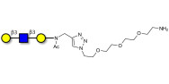 Core type 1 triose with free terminal amine (Linker-NH2 B)