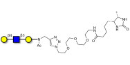 Core type 2 triose linked to desthiobiotin (Linker-DBT-A)