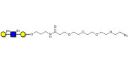 Core type 2 triose with terminal azide (Linker-N3 A)
