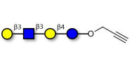 Lacto-N-tetraose (LNT) with terminal alkyne (Linker-CΞCH B)