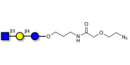 Lacto-N-Triose (LNT2) with terminal azide (Linker-N3 B)