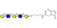 Galacto-N-neopentaose linked to maleimide (Linker-MAL A)