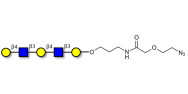 Galacto-N-neopentaose with terminal azide (Linker-N3 B)