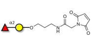 Blood group H antigen disaccharide linked to maleimide (Linker-MAL A)