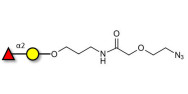 Blood group H antigen disaccharide with terminal azide (Linker-N3 B)