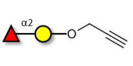 Blood group H antigen disaccharide with terminal alkyne (Linker-CΞCH B)