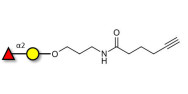 Blood group H antigen disaccharide with terminal alkyne (Linker-CΞCH C)
