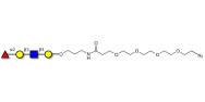 Blood group H antigen tetraose type 1 with terminal azide (Linker-N3 A)