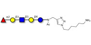 Lacto-N-fucopentaose I (LNFP I) / Blood group H antigen pentaose type 1 with free terminal amine (Linker-NH2 D)