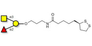 Blood group A antigen triose with cyclic di-thiol (Linker-LIPO A)