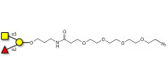Blood group A antigen triose with terminal azide (Linker-N3 A)