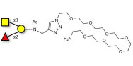 Blood group A antigen triose with free terminal amine (Linker-NH2 C)