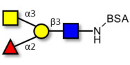 Blood group A antigen tetraose type 1 grafted on BSA