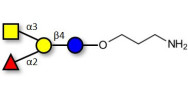 Blood group A antigen tetraose type 5 with free terminal amine (Linker-NH2 A)
