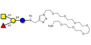 Blood group A antigen tetraose type 5 with free terminal amine (Linker-NH2 C)