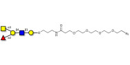 Blood group A antigen pentaose type 2 with terminal azide (Linker-N3 A)