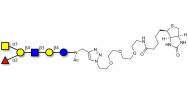 Blood group A antigen hexaose type 2 linked to biotin (Linker-BT A)