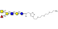 Blood group A antigen hexaose type 2 with free terminal amine (Linker-NH2 B)