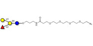 Blood group B antigen tetraose type 5 with terminal azide (Linker-N3 A)