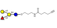 Blood group B antigen tetraose type 5 with terminal alkyne (Linker-CΞCH C)