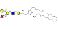 Blood group B antigen pentaose type 2 with free terminal amine (Linker-NH2 C)