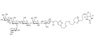 Blood group B antigen hexaose type 1 linked to biotin (Linker-BT A)