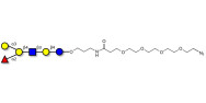 Blood group B antigen hexaose type 2 with terminal azide (Linker-N3 A)