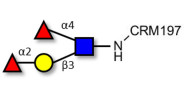 Lewis b (Leb) tetraose grafted on CRM197