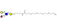 Lewis x (Lex) tetraose with terminal azide (Linker-N3 A)