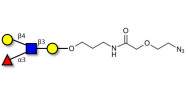 Lewis x (Lex) tetraose with terminal azide (Linker-N3 B)