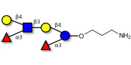 Lewis x (Lex) hexaose / Lacto-N-neodifucohexaose (LNnDFH) with free terminal amine (Linker-NH2 A)