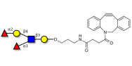 Lewis y (Ley) pentaose with DBCO (Linker-DBCO A)