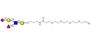 Sialyl Lewis x (sLex) pentaose with terminal azide (Linker-N3 A)