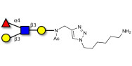 Lewis a (Lea) tetraose with free terminal amine (Linker-NH2 D)