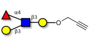 Lewis a (Lea) tetraose with terminal alkyne (Linker-CΞCH B)